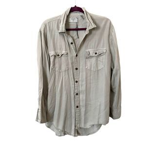 ONE TEASPOON‎ Cut Off Original Liberty Button Down NWOT Sz S